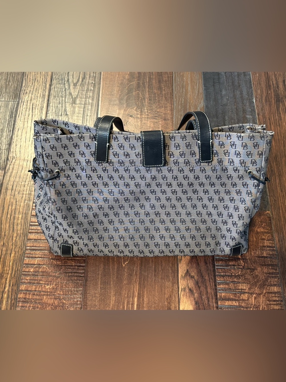 Dooney Bourke Vintage Anniversary Signature Monogram Jacquard Tote Bag — Read